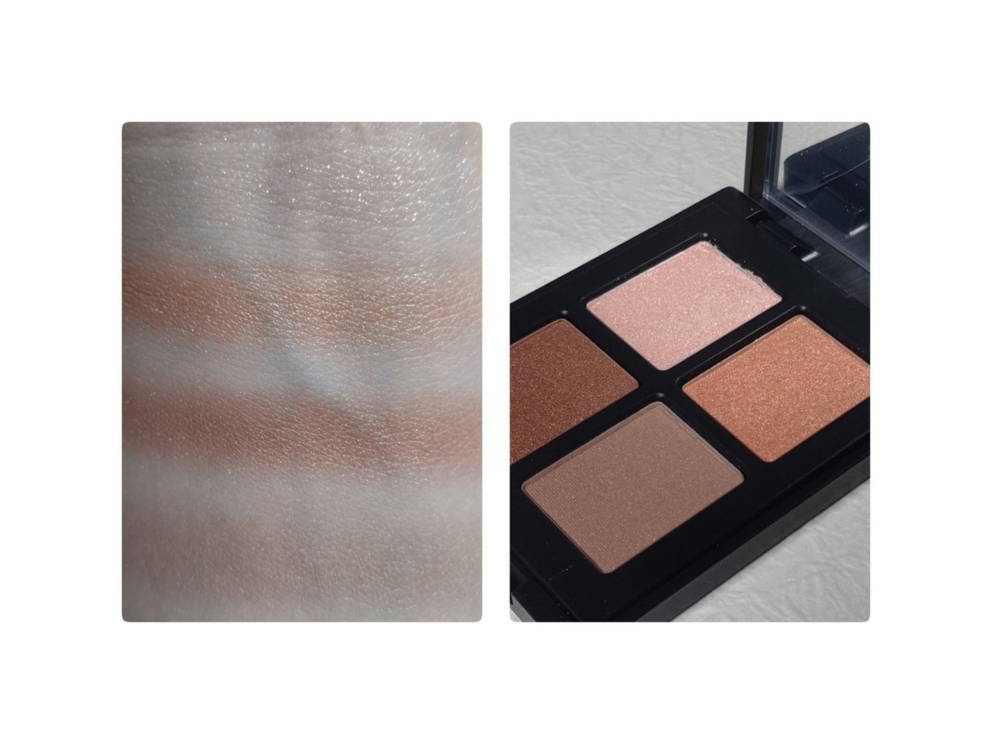 エトワルローズ 4色アイシャドウ/Étoile Rose/アイシャドウパレットを使ったクチコミ(3枚目)