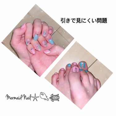 miii mama on LIPS 「*⑅︎୨୧┈︎┈︎┈︎┈︎୨୧⑅︎*new#nail💅🏼*⑅︎..」（1枚目）