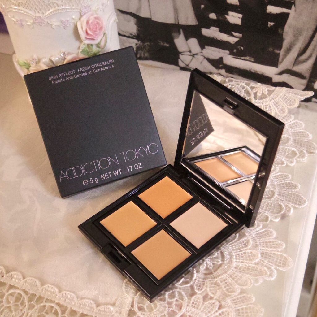 スキンリフレクト　フレッシュ コンシーラー/ADDICTION/パレットコンシーラーを使ったクチコミ（1枚目）