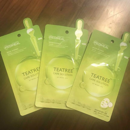 ティーツリーケアソリューション アンプルマスクJEX/MEDIHEAL/シートマスク・パックを使ったクチコミ(1枚目)