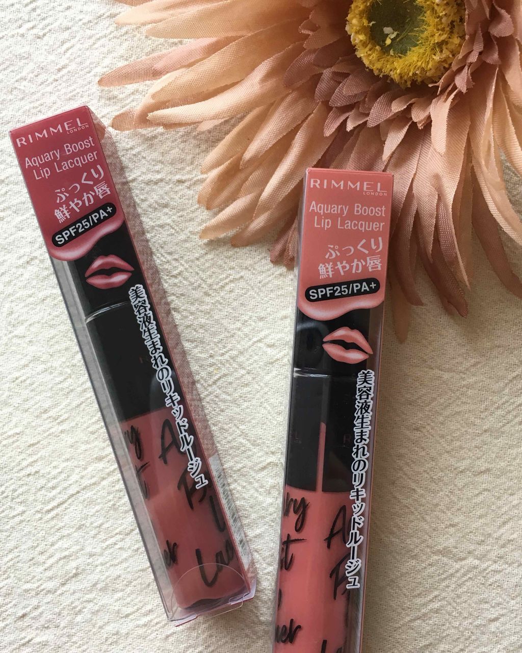 アクアリィ ブースト リップラッカー/リンメル ロンドン/リップグロスを使ったクチコミ（1枚目）