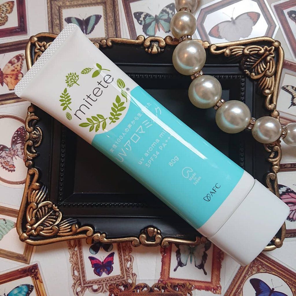 mitete UVアロマミルク /エーエフシー/日焼け止めミルクを使ったクチコミ(1枚目)