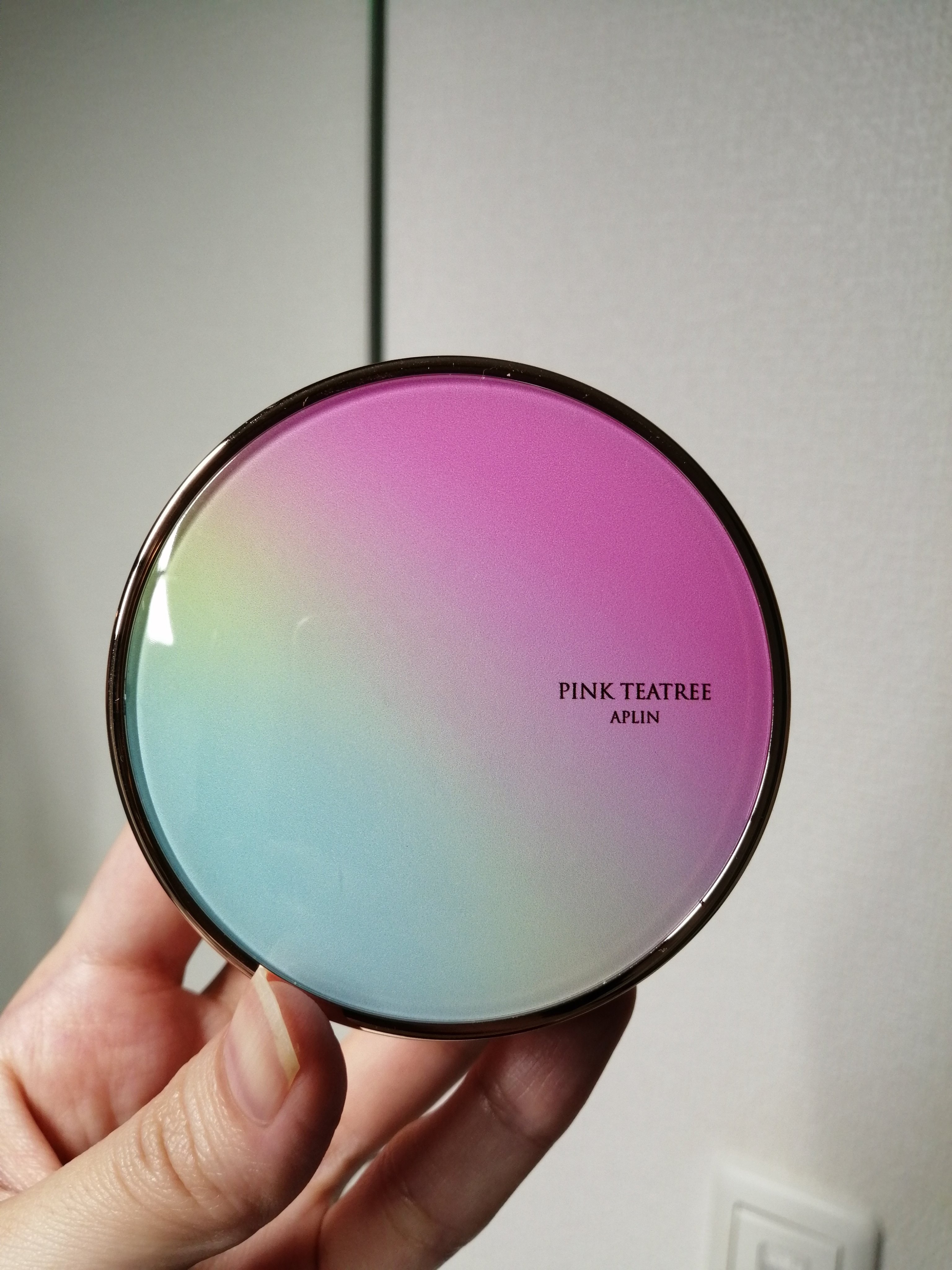 ピンクティーツリーカバークッション/APLIN/クッションファンデーションを使ったクチコミ（1枚目）