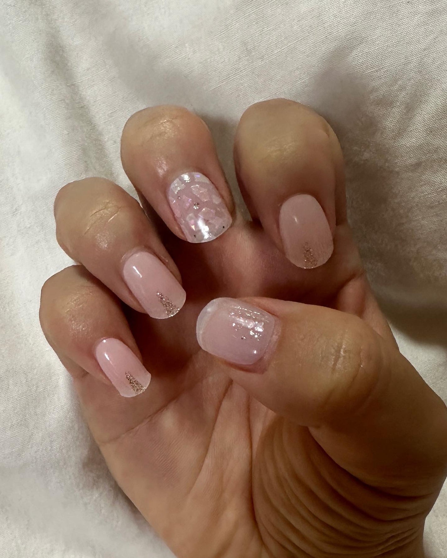 セミキュアジェルネイル(ハンド)/ohora/ネイルシールを使ったクチコミ(8枚目)