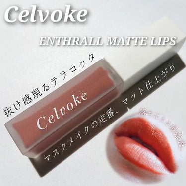 エンスロール マット リップス 03 テラコッタ/Celvoke/口紅を使ったクチコミ（1枚目）