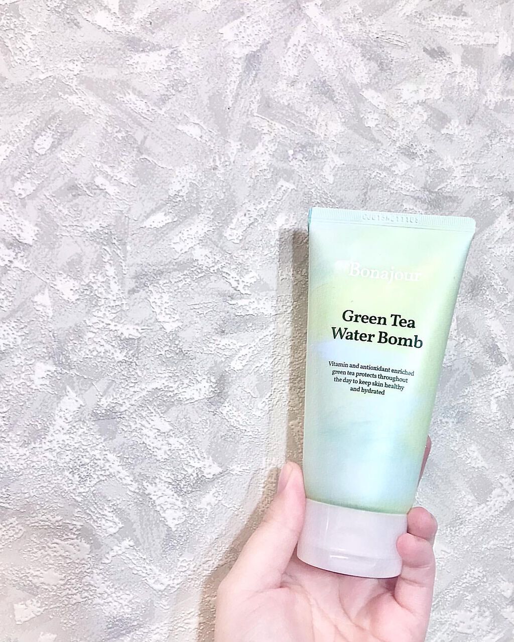 グリーンティーウォーターボム/Bonajour/フェイスクリームを使ったクチコミ(1枚目)