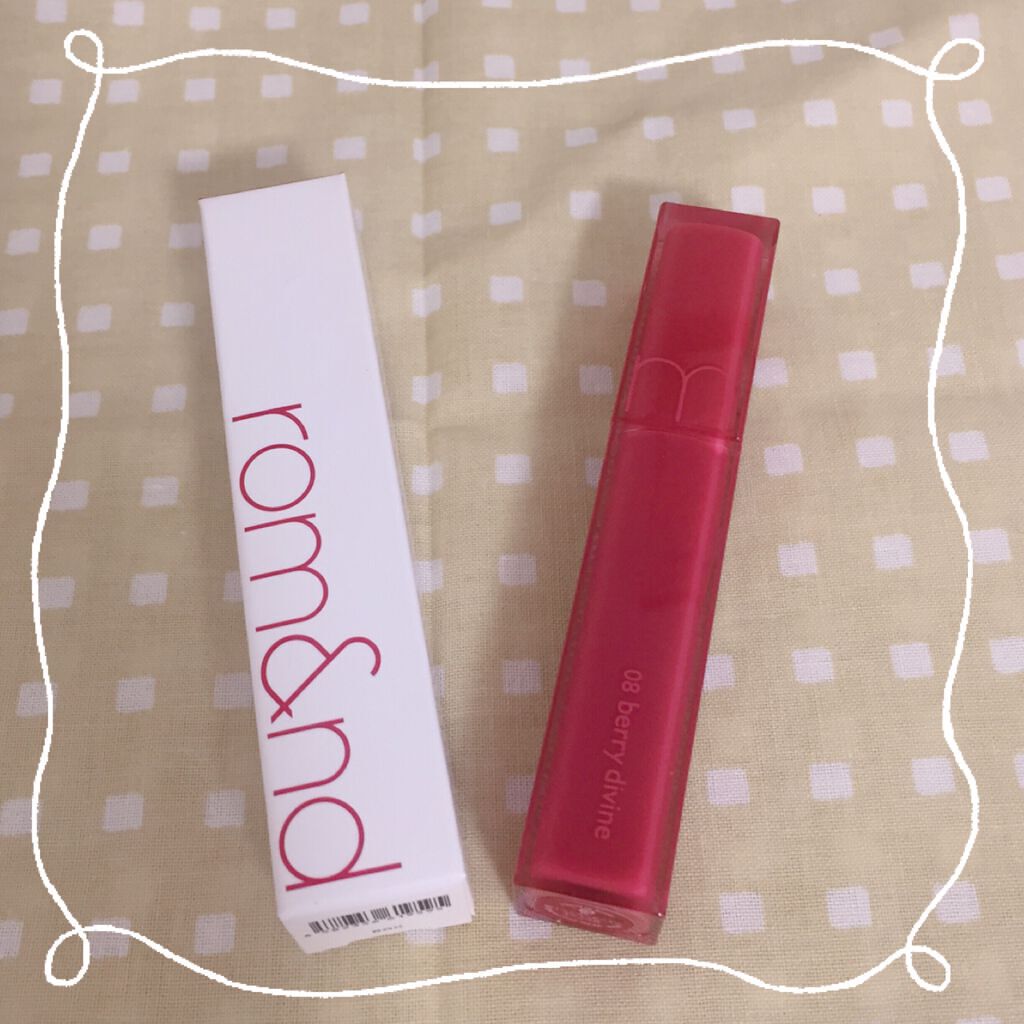 デュイフルウォーターティント/rom&nd/リップティントを使ったクチコミ（3枚目）