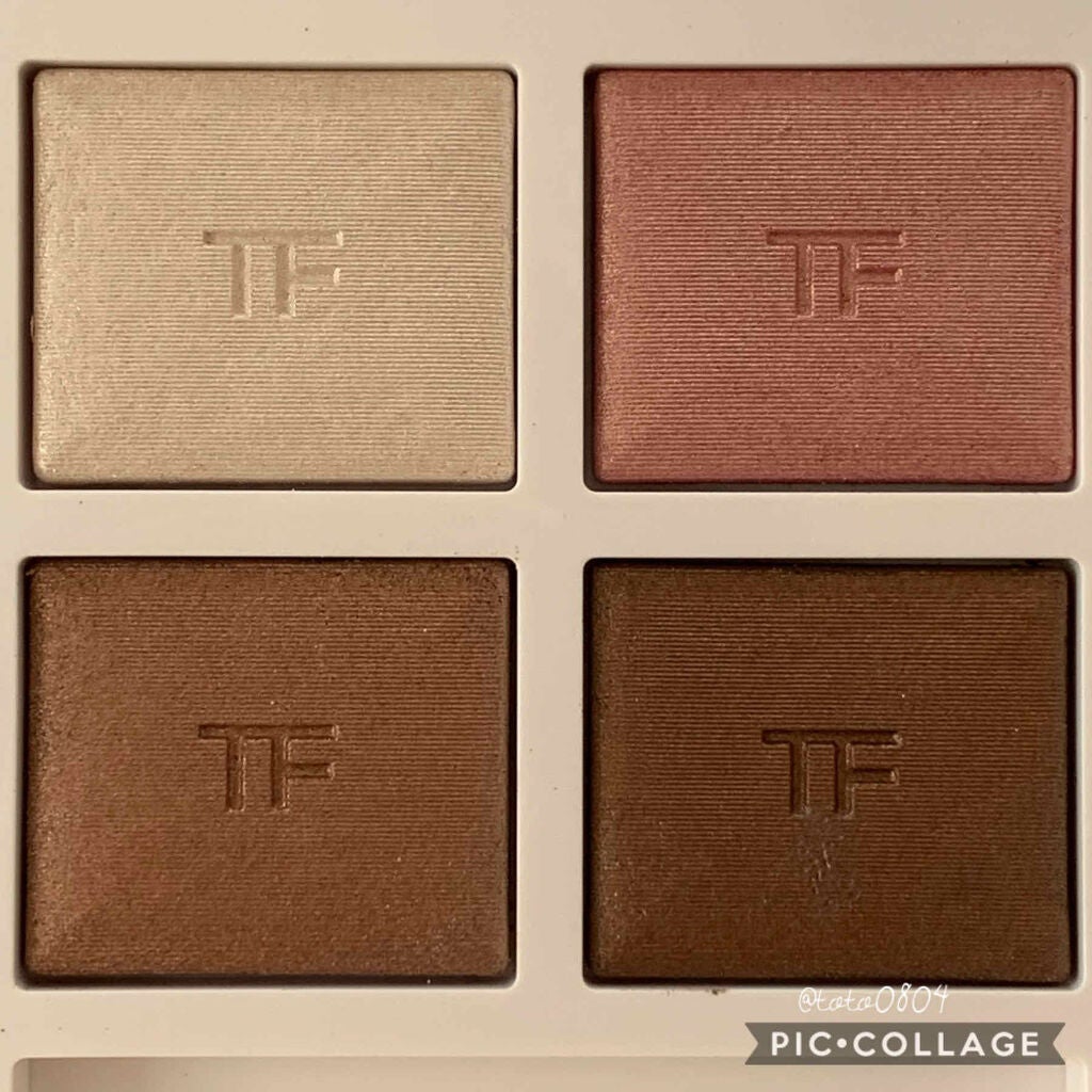 ソレイユ アイ カラー クォード/TOM FORD BEAUTY/アイシャドウパレットを使ったクチコミ(4枚目)