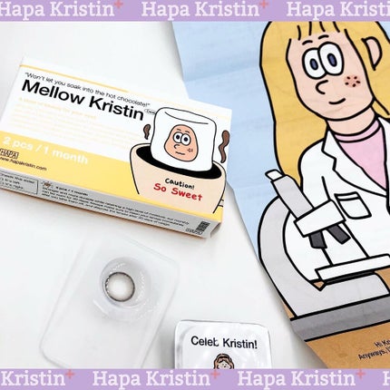 Mellow Kristin/Hapa kristin/カラーコンタクトレンズを使ったクチコミ(4枚目)