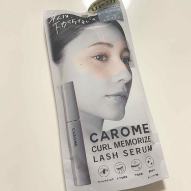 ⚫︎CAROME.
⚪︎カールメモライズラッシュセラム


以前使っていたマスカラ下地がなくなりかけだったので新しいマスカラ下地を探していたところ、この商品が

𓏸 まつ毛美容液兼マスカラ下地として使え