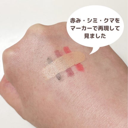 ミネラルコンシーラーパレット/エトヴォス/パレットコンシーラーを使ったクチコミ(3枚目)