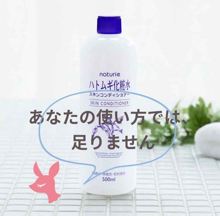 ハトムギ化粧水(ナチュリエ スキンコンディショナー R )/ナチュリエ/化粧水を使ったクチコミ(1枚目)