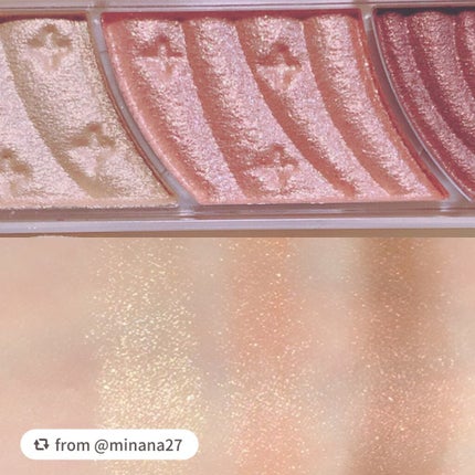 トーンアップアイシャドウ/CEZANNE/アイシャドウパレットを使ったクチコミ(3枚目)