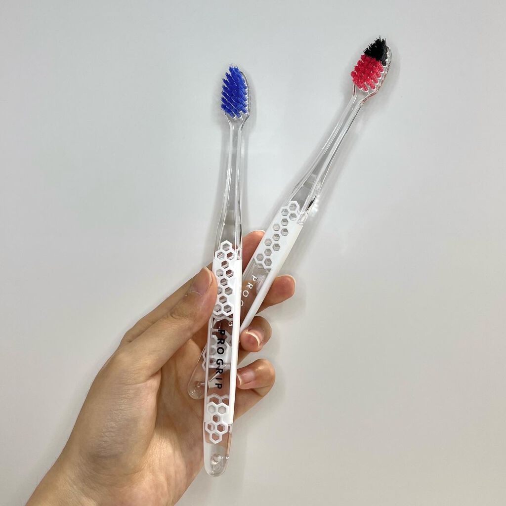 プログリップハブラシ　typeⅠ/エビス/歯ブラシを使ったクチコミ（2枚目）