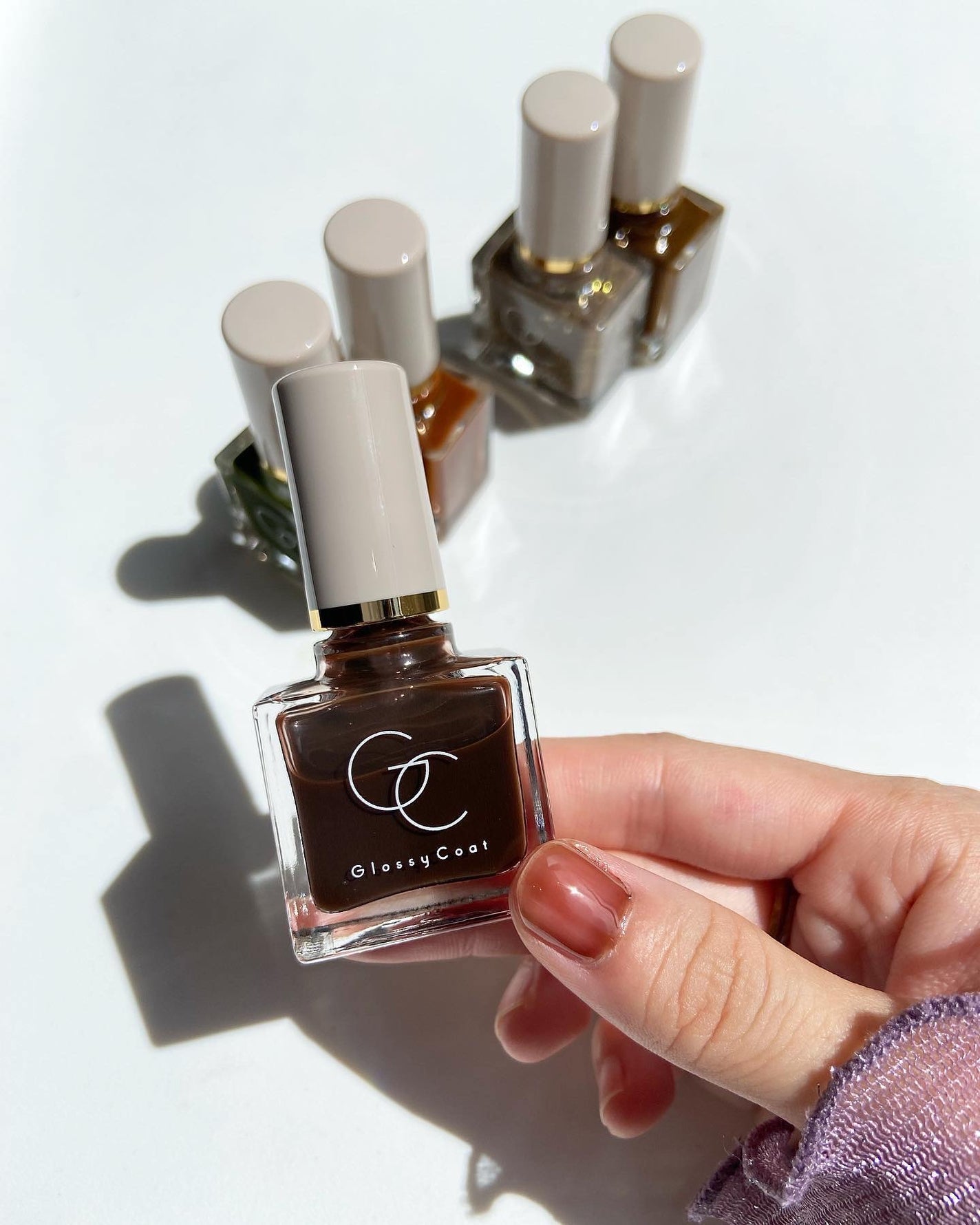 グロッシーコート/スキューズミー/オールインワンネイルを使ったクチコミ(5枚目)