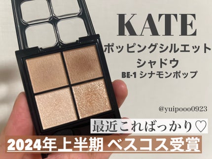 ケイト ポッピングシルエットシャドウ/KATE/アイシャドウパレットを使ったクチコミ(1枚目)