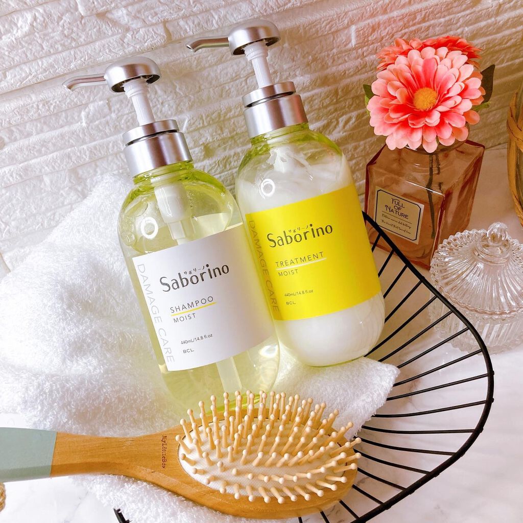 ハヤラクシャンプー モイスト/トリートメント モイスト/サボリーノ/市販シャンプーを使ったクチコミ（1枚目）