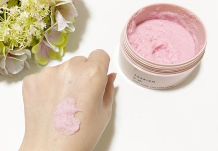 Q+Me スウィート ボム タラソ スクラブ/AGARISM/バスト・ヒップケアを使ったクチコミ(2枚目)