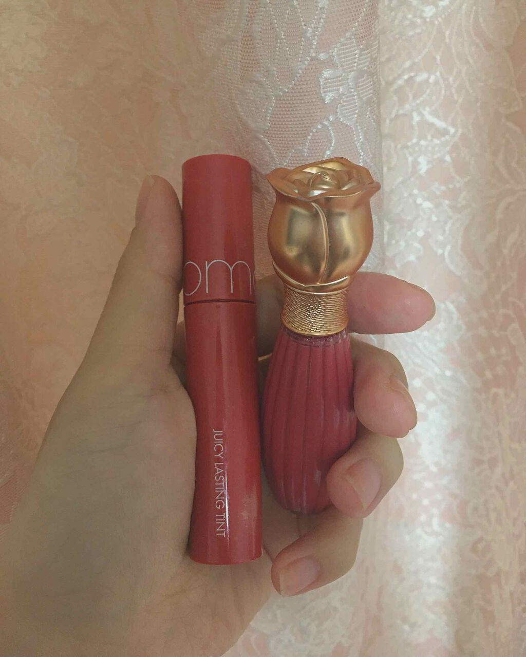 ジューシーラスティングティント/rom&nd/リップティントを使ったクチコミ(1枚目)