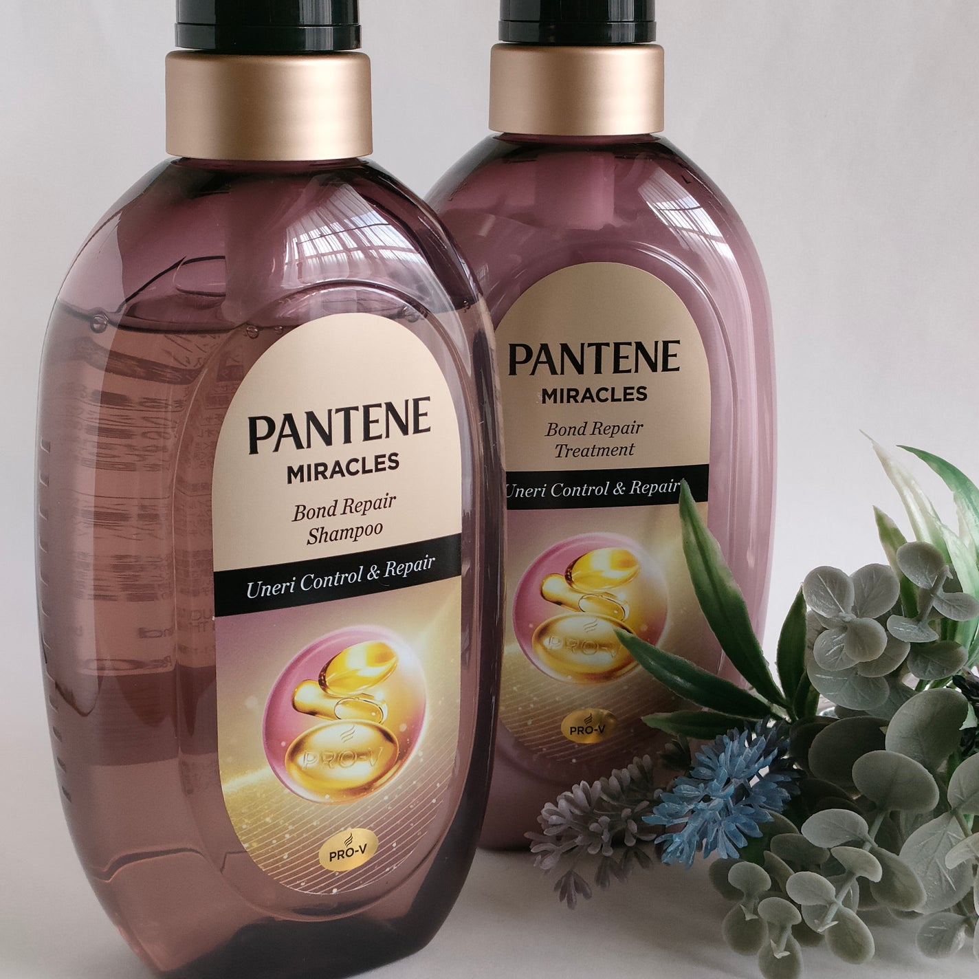 ミラクルズ うねりコントロール&リペア ボンドリペア シャンプー/トリートメント/パンテーン/市販シャンプーを使ったクチコミ(1枚目)