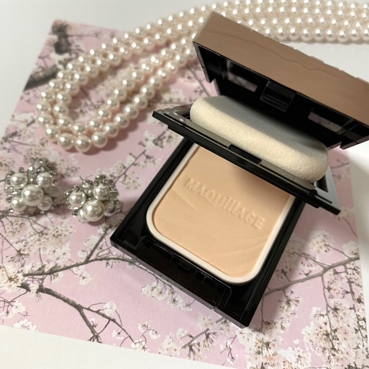 ドラマティックパウダリー EX/マキアージュ/パウダーファンデーションを使ったクチコミ(1枚目)