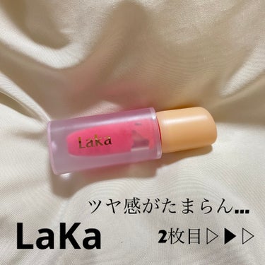 フルーティーグラムティント 112 ピンポン/Laka/口紅を使ったクチコミ（1枚目）