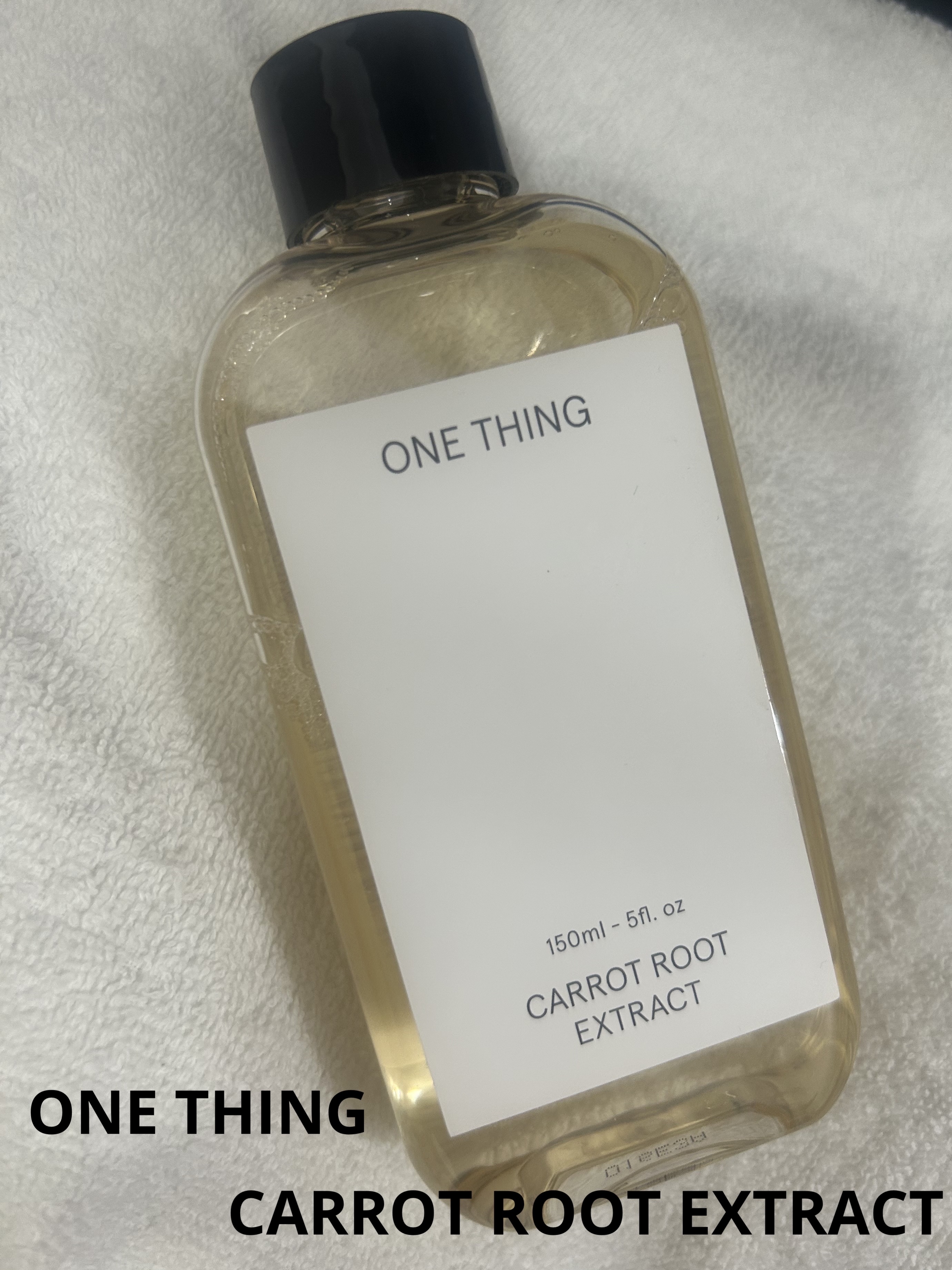 こんにちは🔆‬

今回は提供していただいたONE THINGのニンジン化粧水について正直レポをしていきます🥕🥕


【使った商品】
ONE THING    CARROT ROOT EXTRACT



【いいところ】
さっぱりしてい