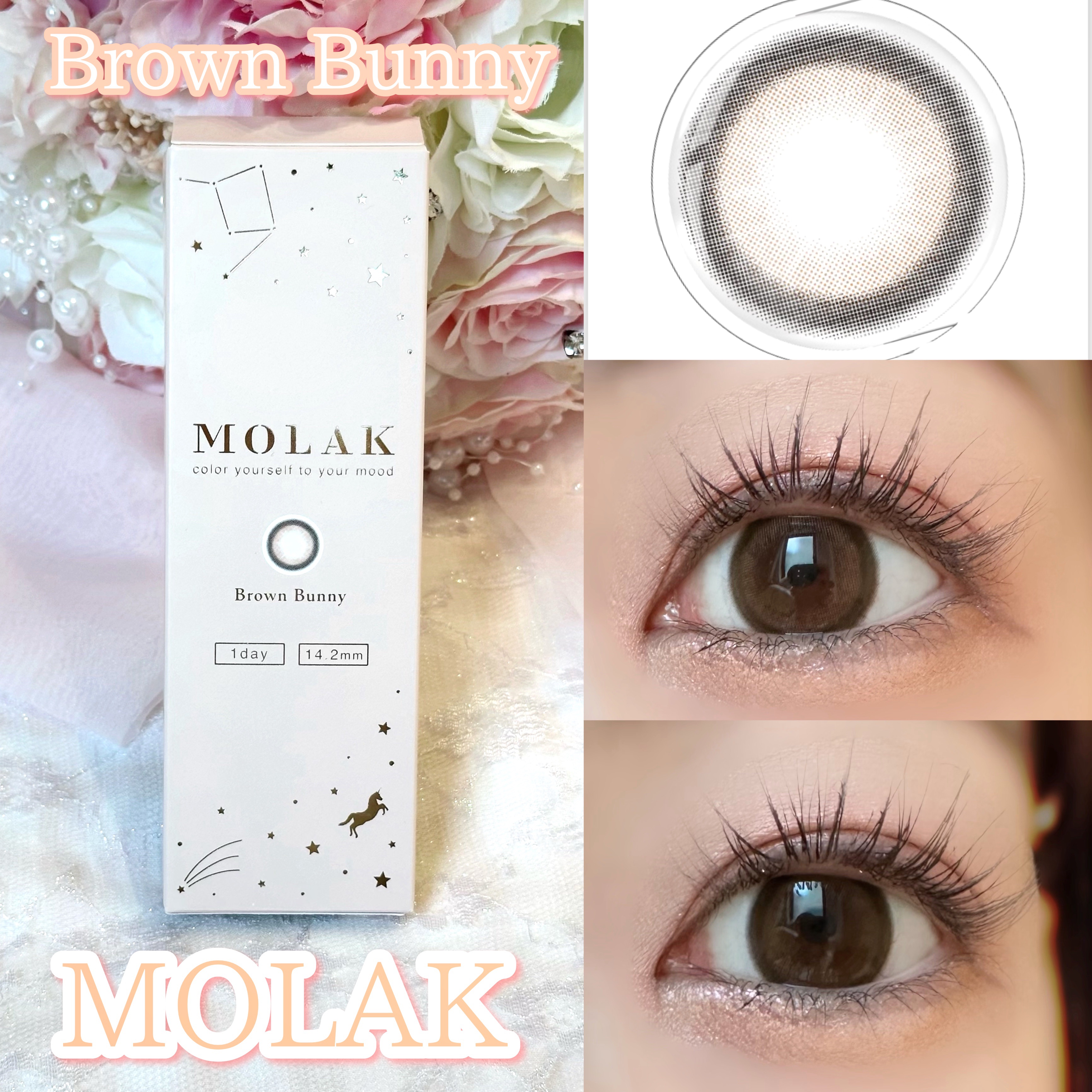 MOLAK 1day/MOLAK/ワンデー（１DAY）カラコンを使ったクチコミ（2枚目）