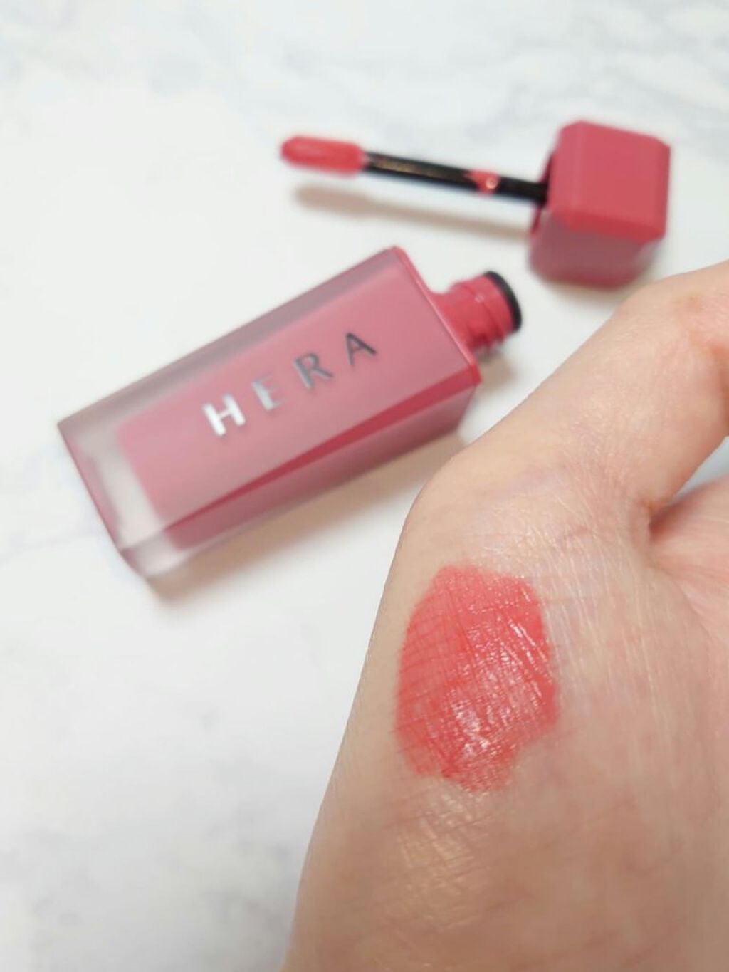 ローズインフュージョンコレクション センシュアルパウダーマット/HERA/リップグロスを使ったクチコミ(2枚目)