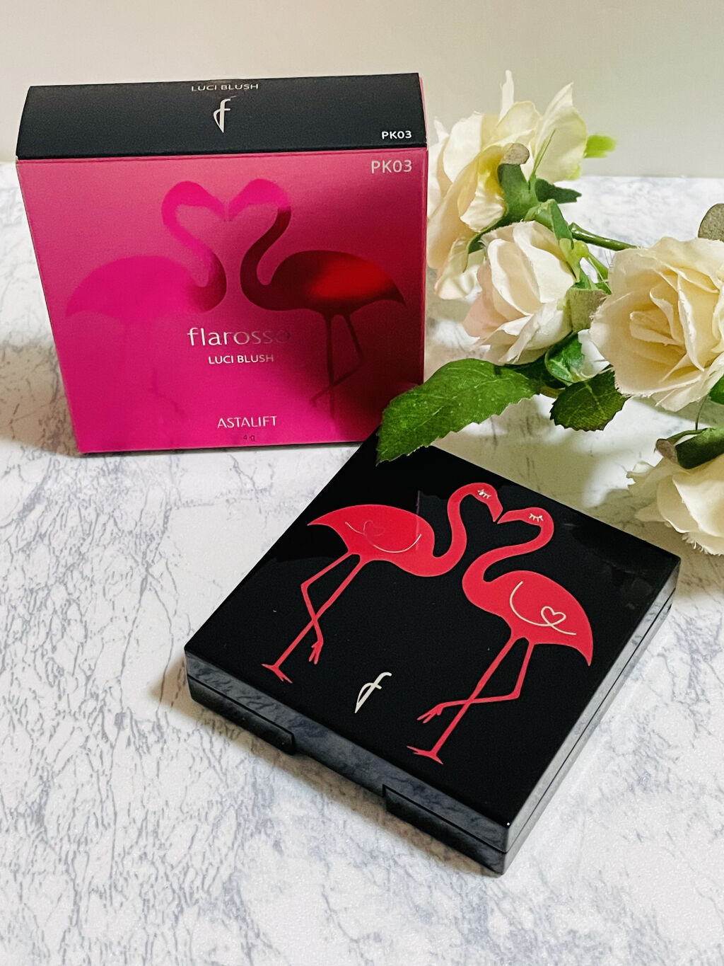 フラロッソ ルーチ ブラッシュ/アスタリフト/パウダーチークを使ったクチコミ（1枚目）