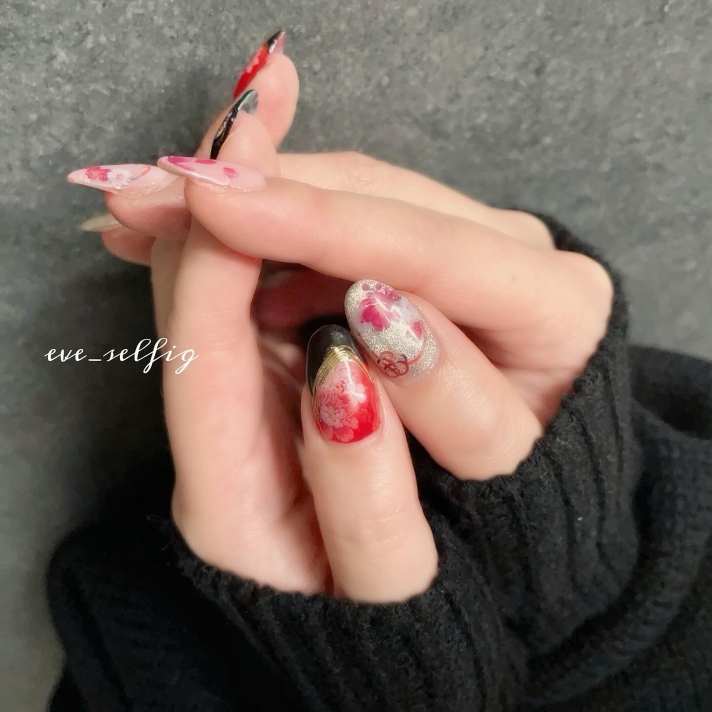 マグネットジェル/NAILTOWN/ジェルネイルを使ったクチコミ(4枚目)