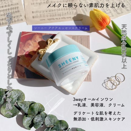 アクアエッセンスクリーム/SHEENY/フェイスクリームを使ったクチコミ(2枚目)