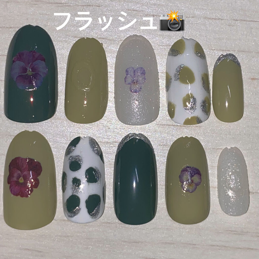 しずくネイルシール/キャンドゥ/ネイルシールを使ったクチコミ（3枚目）