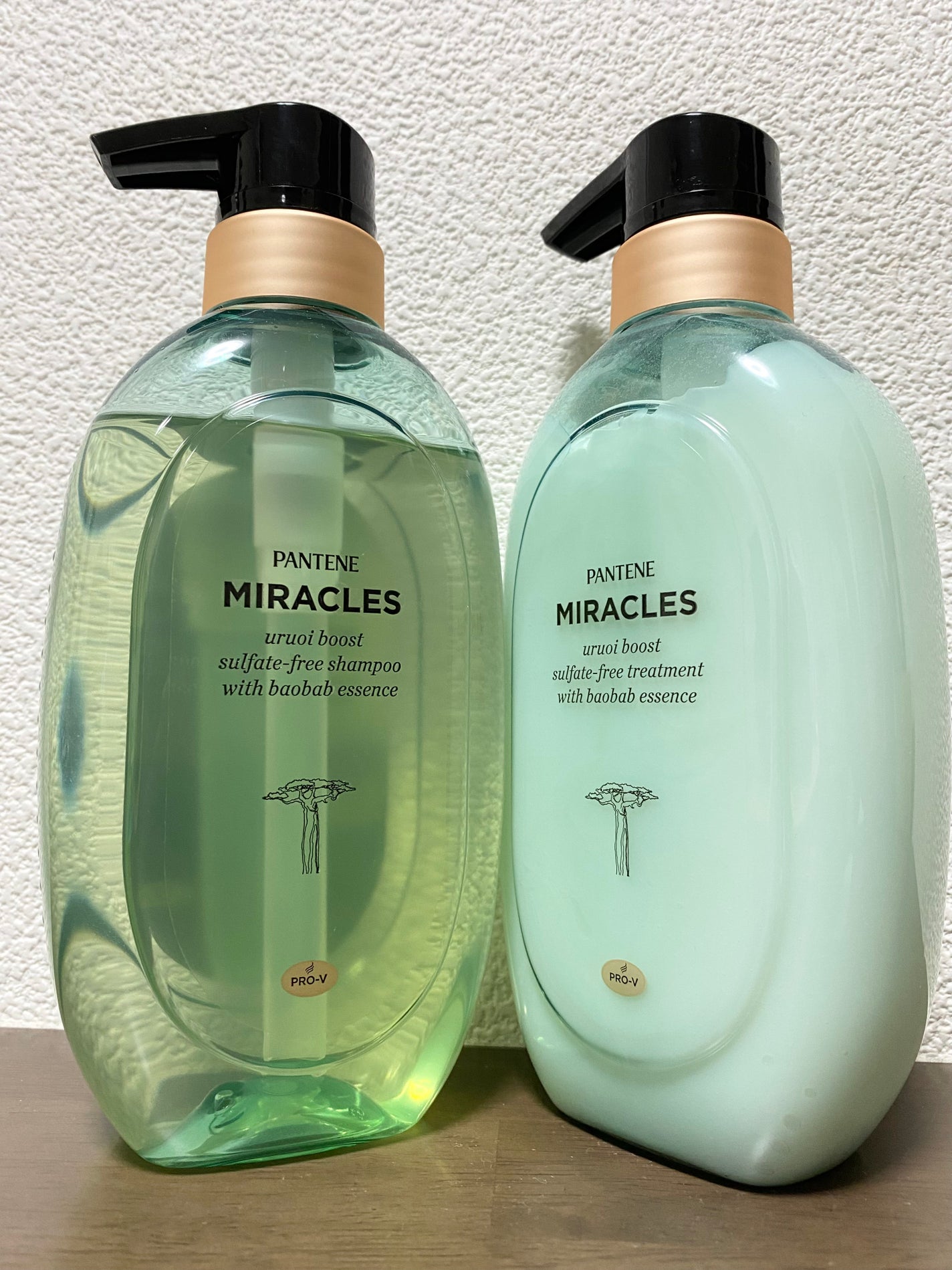 ミラクルズ うるおいブースト シャンプー/トリートメント/パンテーン/市販シャンプーを使ったクチコミ(1枚目)