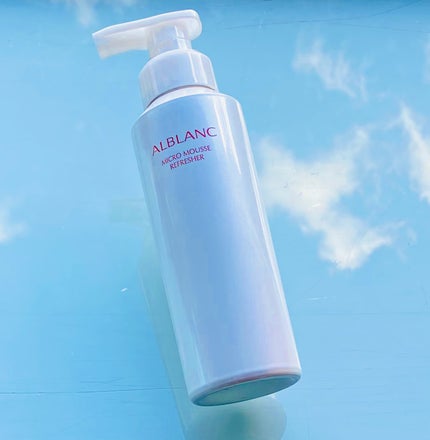 マイクロムース リフレッシャー/ALBLANC/泡洗顔を使ったクチコミ(1枚目)