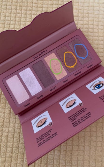 Miniature Palette/SEPHORA/アイシャドウパレットを使ったクチコミ(2枚目)