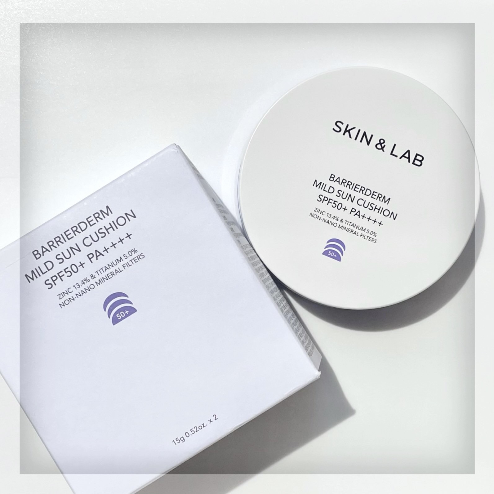 バリアダームマイルドサンクッション/SKIN&LAB/クッションファンデーションを使ったクチコミ（1枚目）