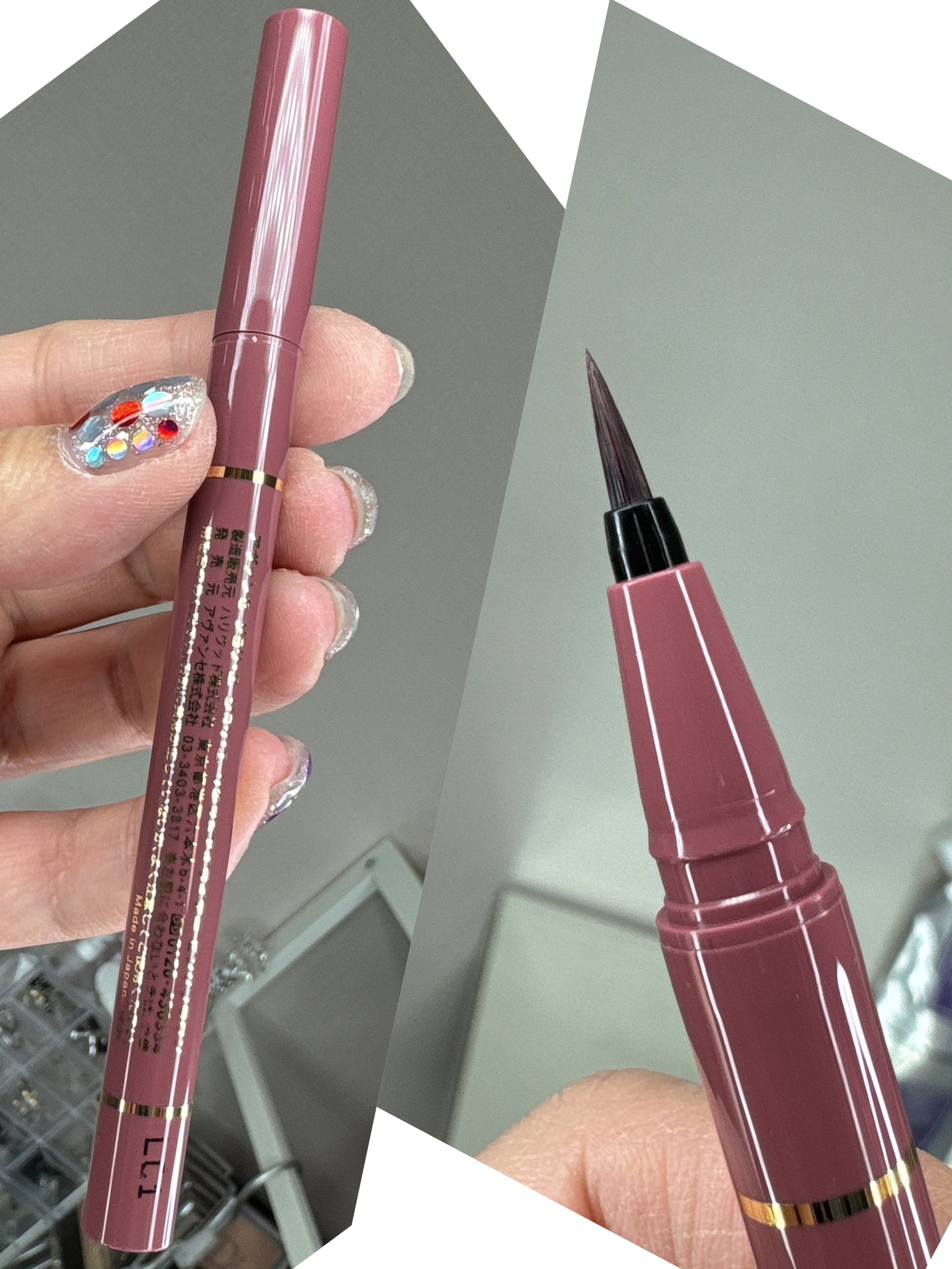 アヴァンセ ジョリ・エ ジョリ・エ リキッドアイライナー ピンクブラウン/アヴァンセ/リキッドアイライナーを使ったクチコミ（2枚目）