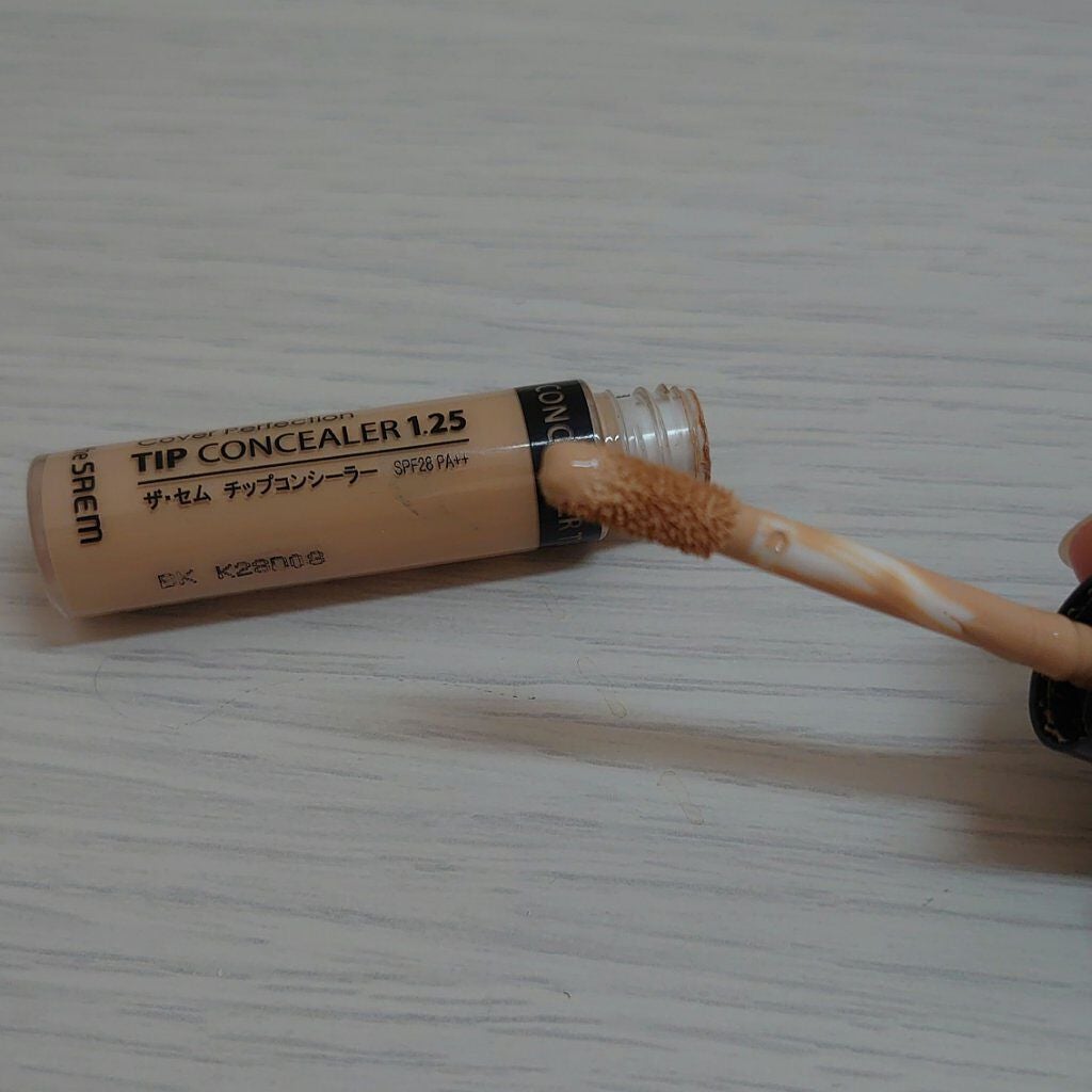 カバーパーフェクション チップコンシーラー/the SAEM/リキッドコンシーラーを使ったクチコミ(1枚目)