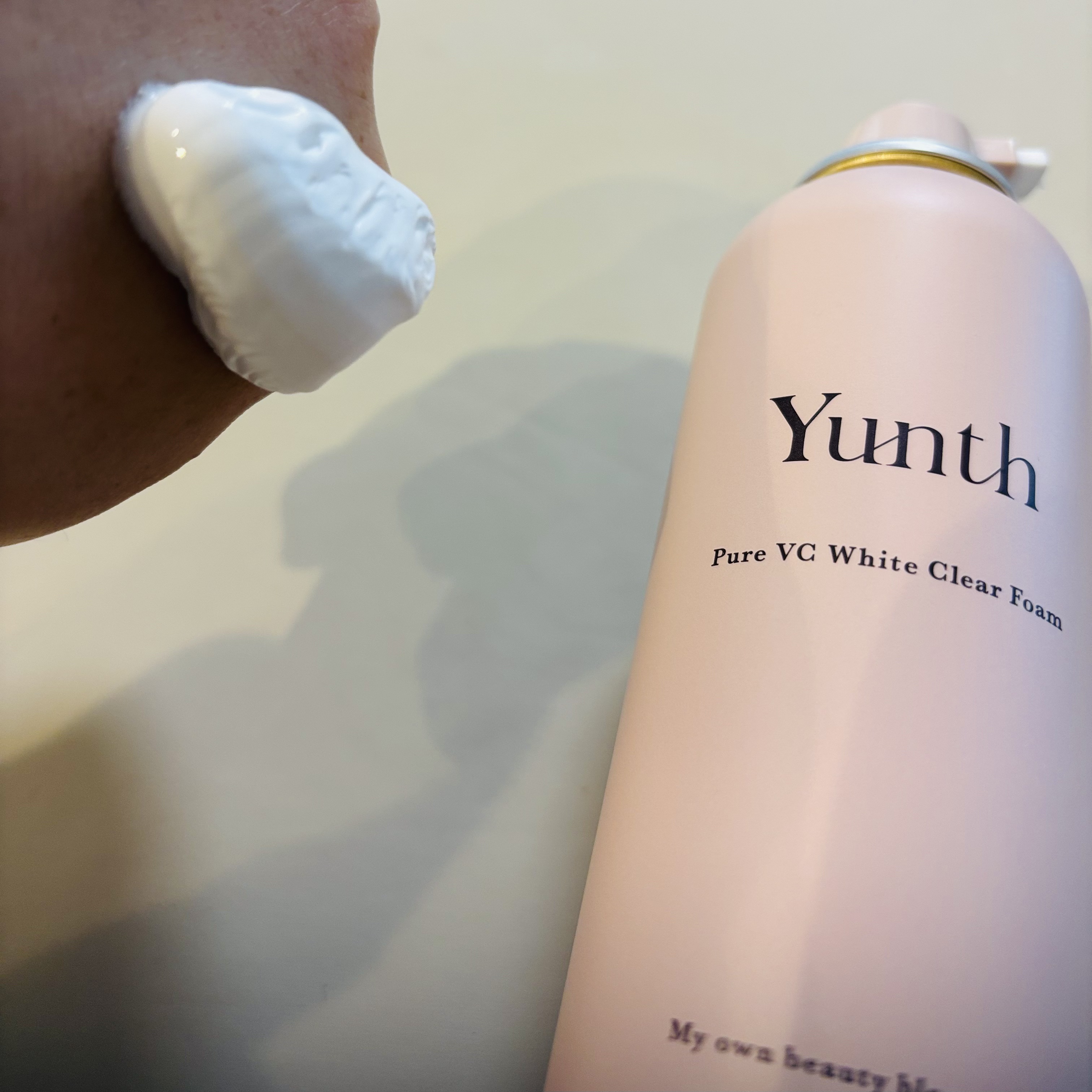 生VCホワイトクリアフォーム/Yunth/泡洗顔を使ったクチコミ（3枚目）