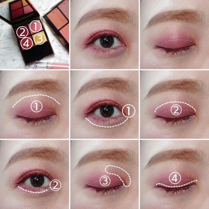 オンブル ジェ/GUERLAIN/アイシャドウパレットを使ったクチコミ(4枚目)