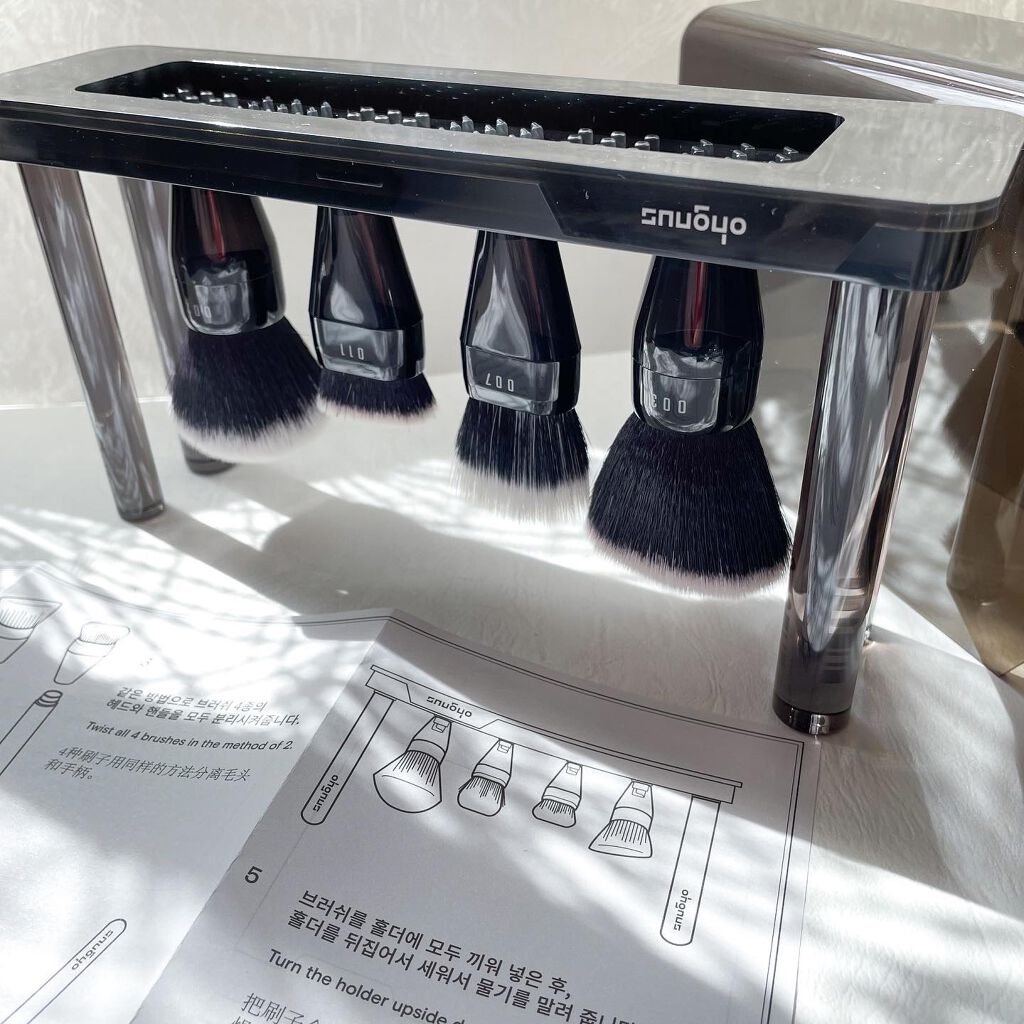 Ohgnus Make up Blush Set/Ohgnus/メイクブラシを使ったクチコミ(4枚目)