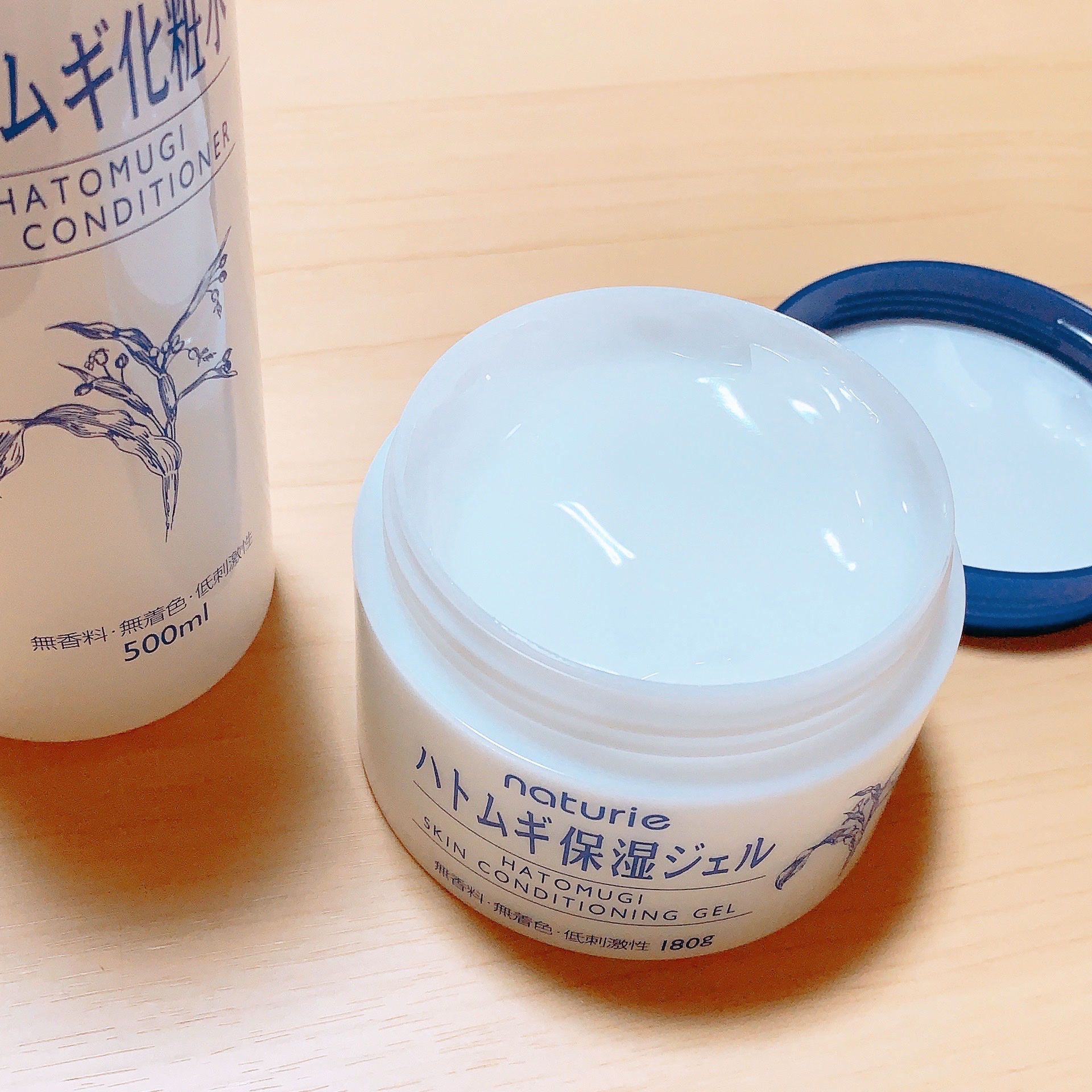 ハトムギ保湿ジェル(ナチュリエ スキンコンディショニングジェル)/ナチュリエ/美容液を使ったクチコミ（3枚目）