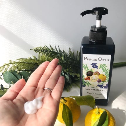 プルミエ オドゥール シャンプー / トリートメント ユズ&パッション/premier odeur/市販シャンプーを使ったクチコミ(4枚目)