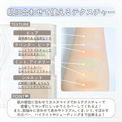 ブリージングコンシーラーパレット/Healus/パレットコンシーラーを使ったクチコミ(4枚目)