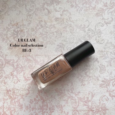 UR GLAM　COLOR NAIL SELECTION BE3＜グロッシーカラー＞/U R GLAM/マニキュアの画像