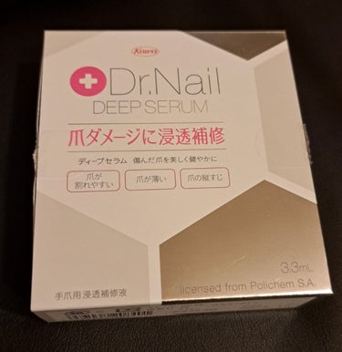 Dr.Nail Kowa Dr,Nail DEEP SERUMのクチコミ「爪が割れやすい、爪が薄い、爪の縦すじが気になる人必見！
傷んだ爪の内側まで浸透し、ダメージを補.....」（2枚目）