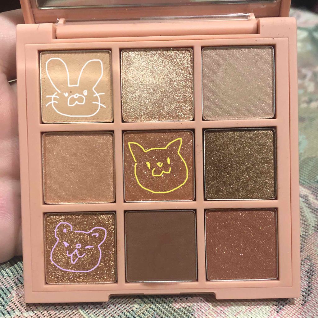 ルックアット マイアイ カフェ/ETUDE/単色アイシャドウを使ったクチコミ（3枚目）