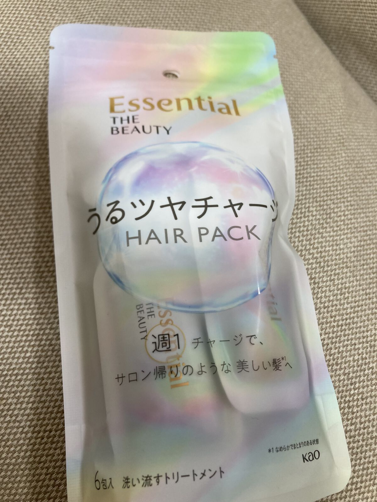 ザビューティ うるツヤチャージヘアパック/エッセンシャル/ヘアマスク・ヘアパックを使ったクチコミ（1枚目）