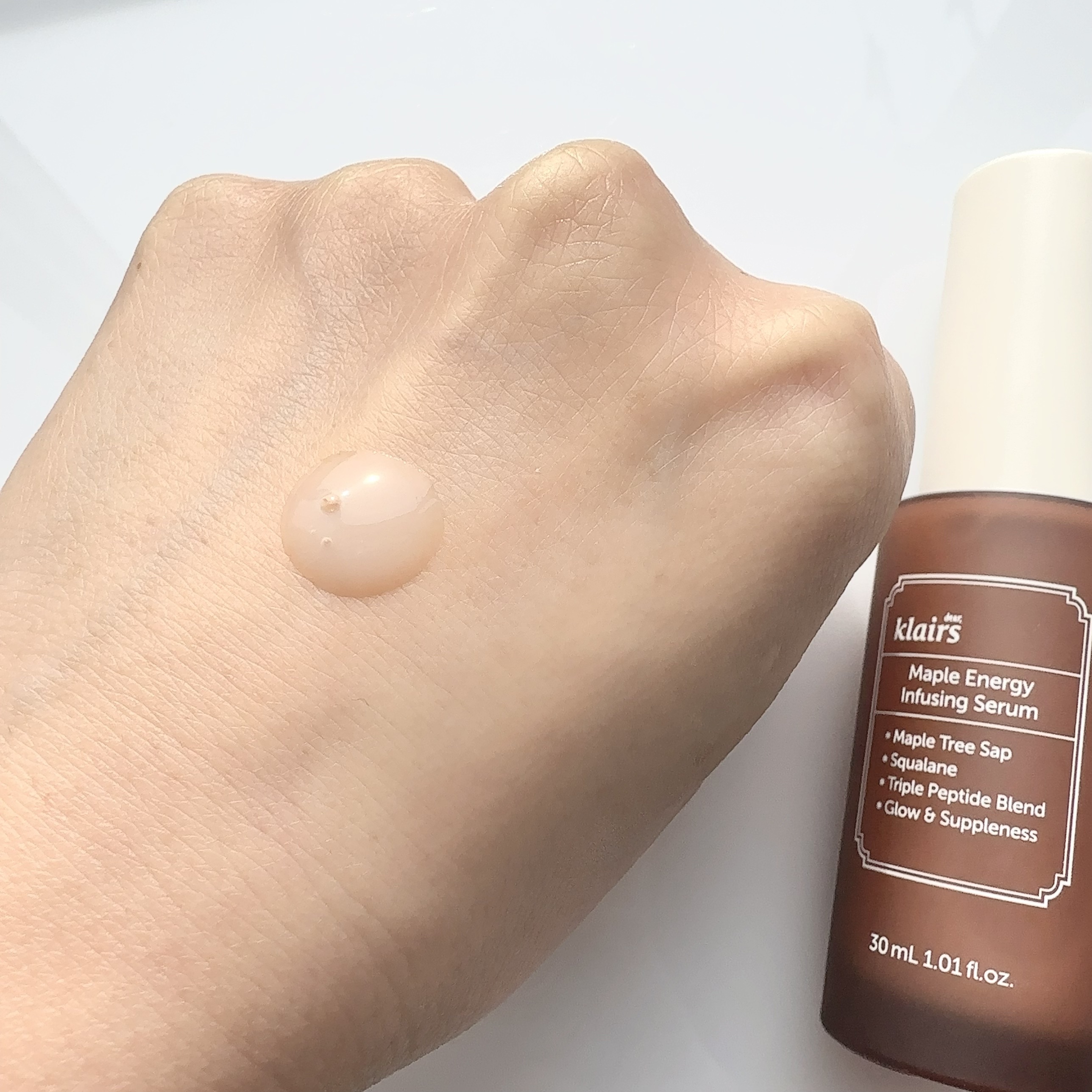 メープルエナジーインフュージングセラム/Klairs/美容液を使ったクチコミ（3枚目）